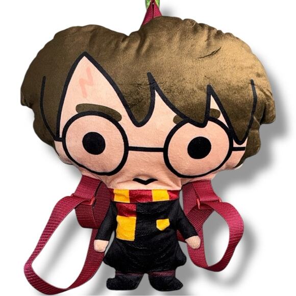 Wizarding World of Harry Potter plush backpack and adjustable straps back pocket - Picture 1 of 9
